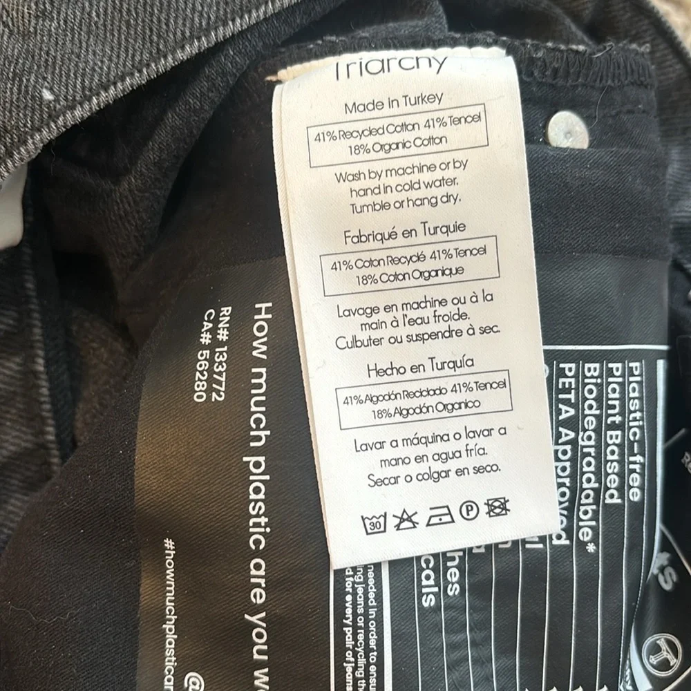 NWOT Triarchy Straight Leg Jeans